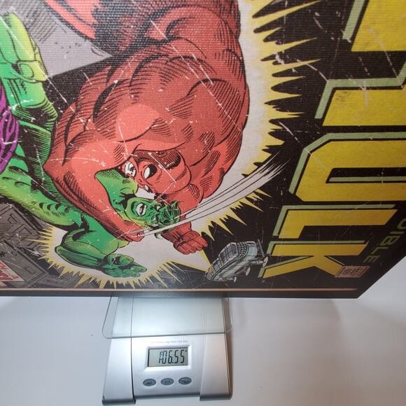 Artissimo Marvel Incredible Hulk Comic Cover Canvas Wall Art 18" x 14" Decor - Picture 7 of 7